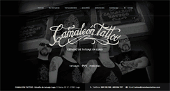 Desktop Screenshot of camaleontattoo.com